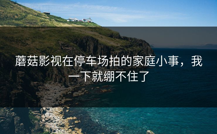 蘑菇影视在停车场拍的家庭小事，我一下就绷不住了